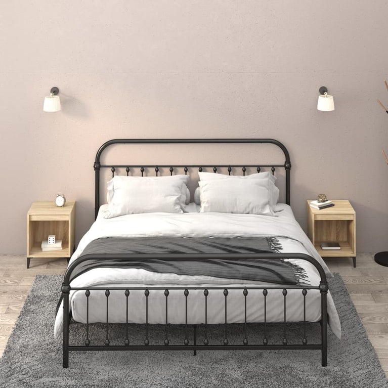 Nachtkastjes 2 st 40x35x50 cm sonoma eikenkleurig MeubelReus