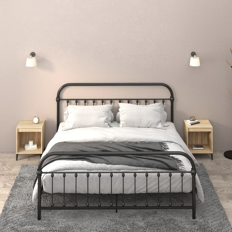 Nachtkastjes 2 st 40x35x50 cm sonoma eikenkleurig MeubelReus