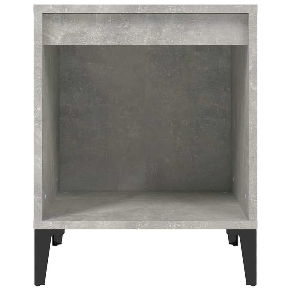 Nachtkastje 40x35x50 cm betongrijs MeubelReus