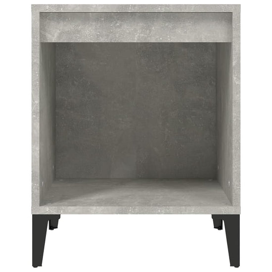 Nachtkastje 40x35x50 cm betongrijs MeubelReus
