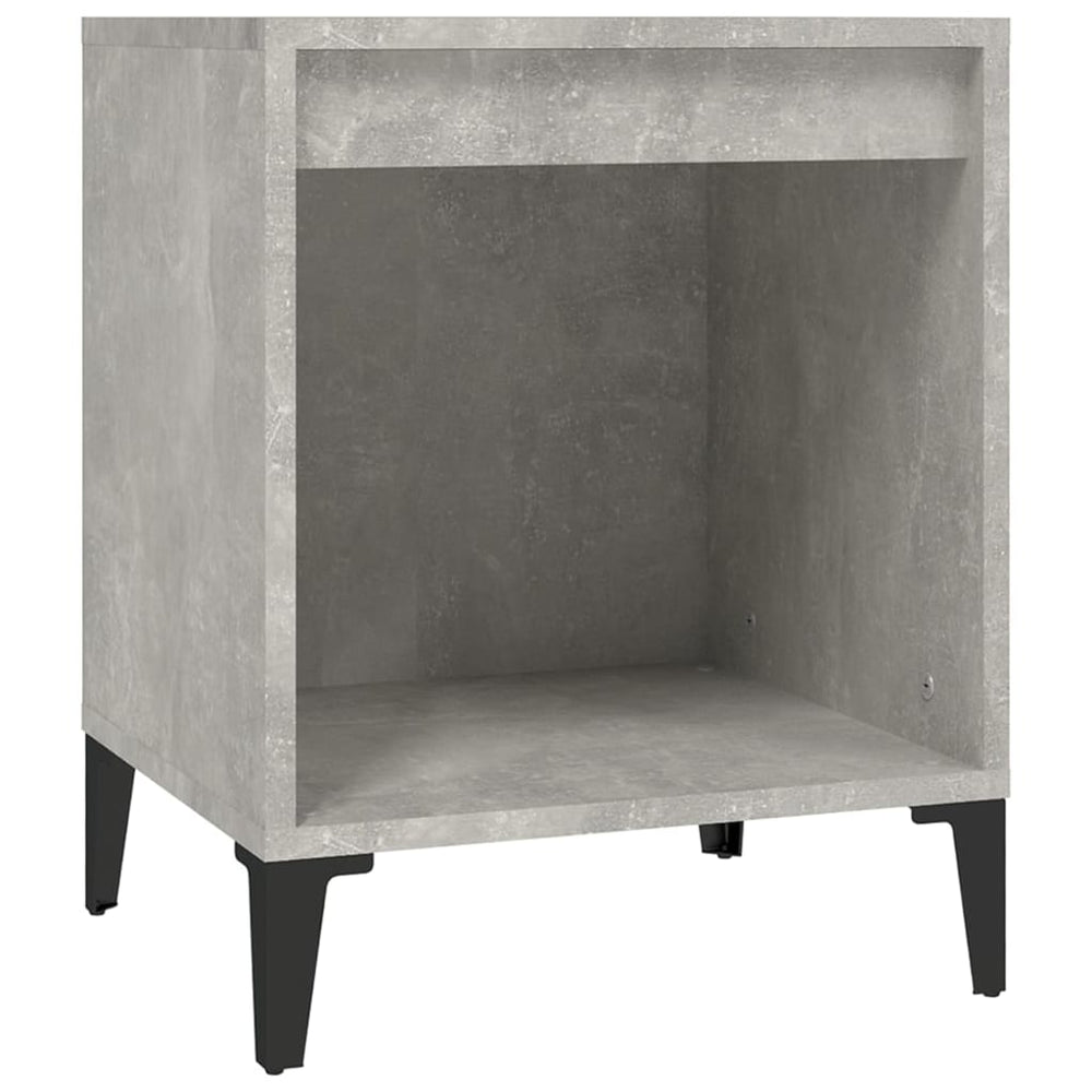 Nachtkastjes 2 st 40x35x50 cm betongrijs MeubelReus