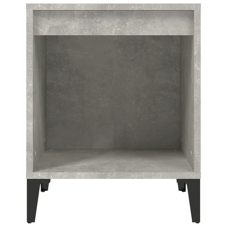 Nachtkastjes 2 st 40x35x50 cm betongrijs MeubelReus