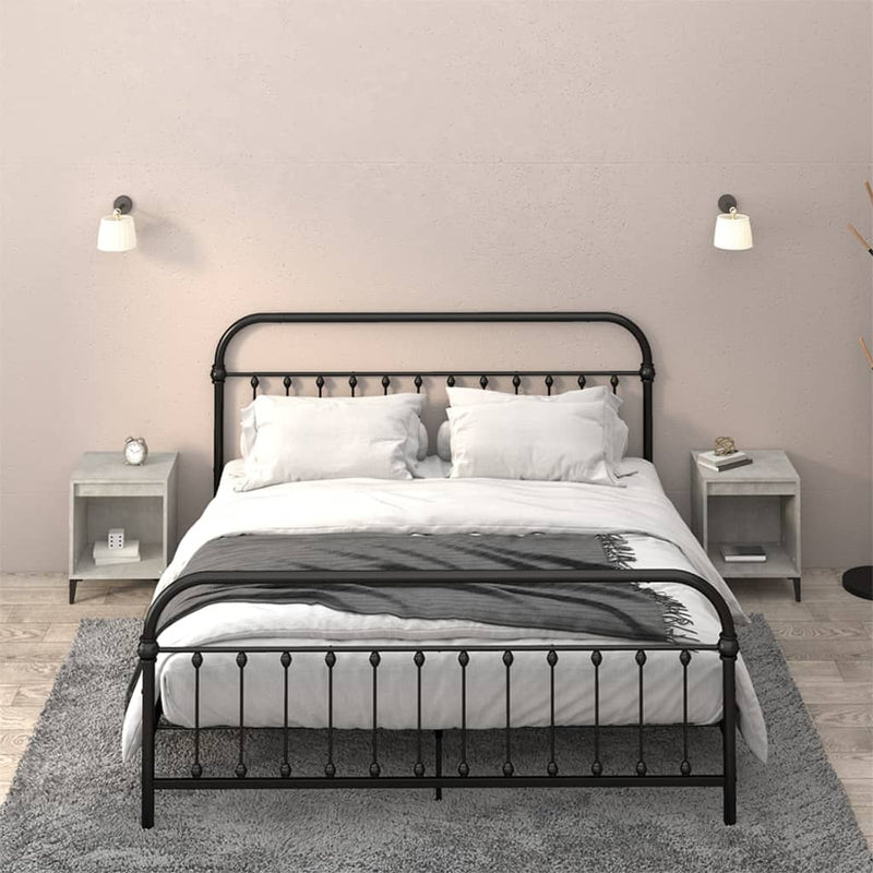 Nachtkastjes 2 st 40x35x50 cm betongrijs MeubelReus