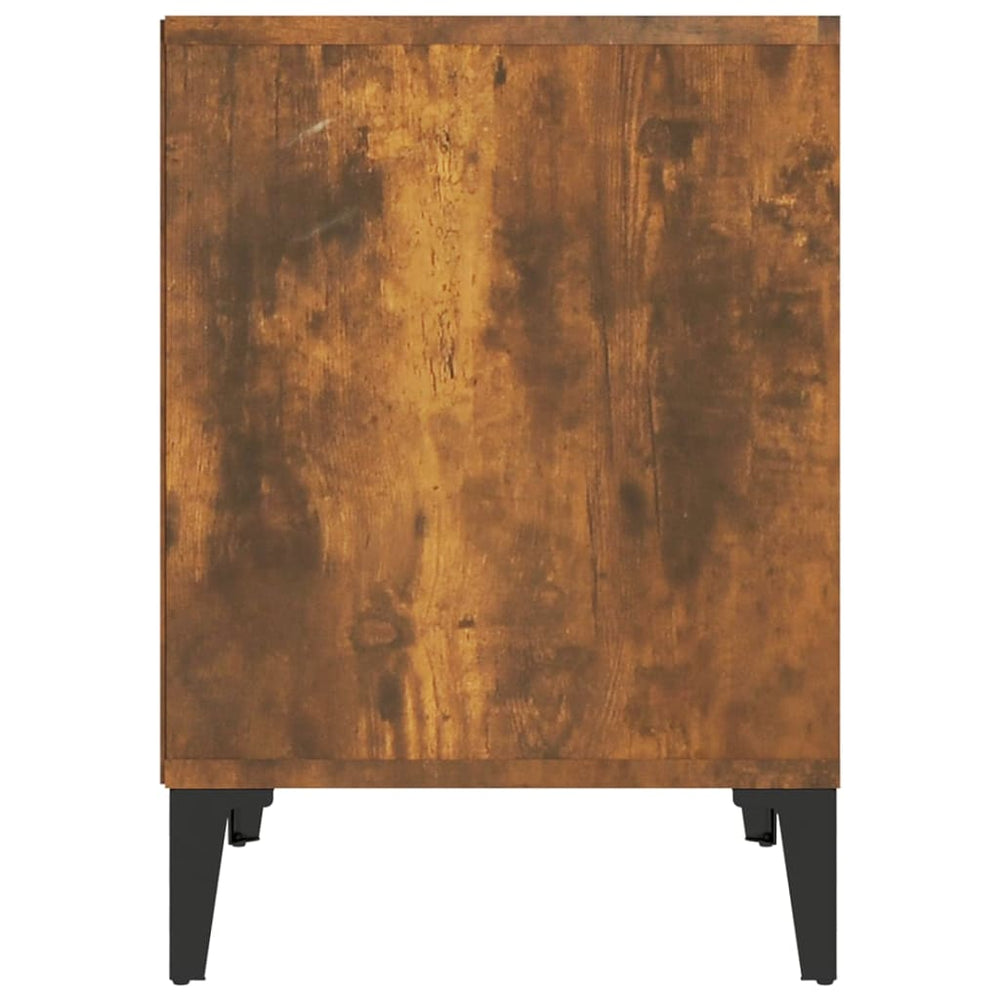 Nachtkastje 40x35x50 cm gerookt eikenkleurig MeubelReus