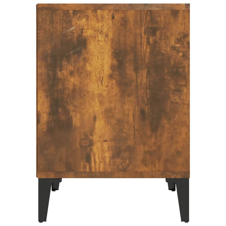 Nachtkastje 40x35x50 cm gerookt eikenkleurig MeubelReus