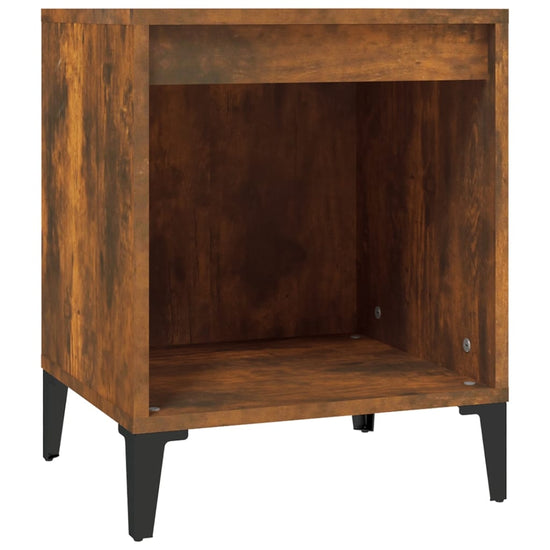 Nachtkastjes 2 st 40x35x50 cm gerookt eikenkleurig MeubelReus