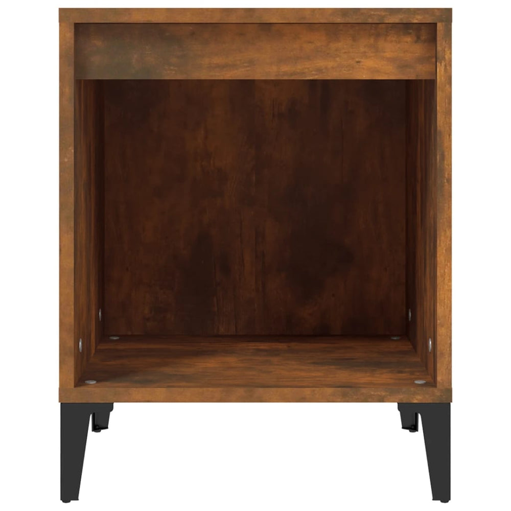 Nachtkastjes 2 st 40x35x50 cm gerookt eikenkleurig MeubelReus