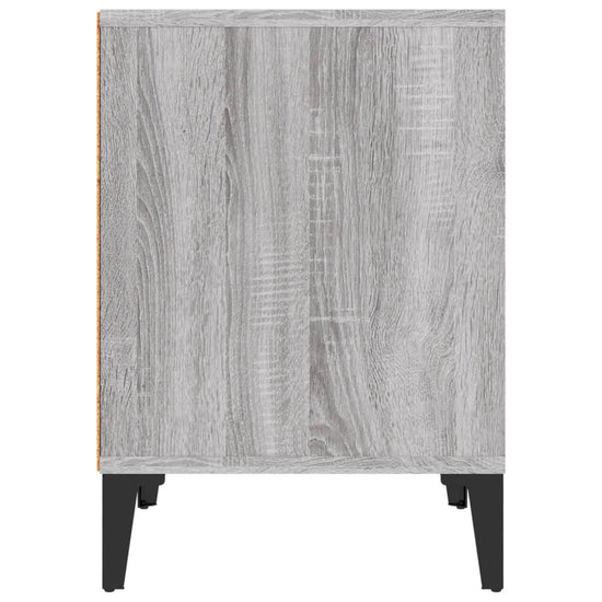 Nachtkastjes 2 st 40x35x50 cm grijs sonoma eikenkleurig MeubelReus