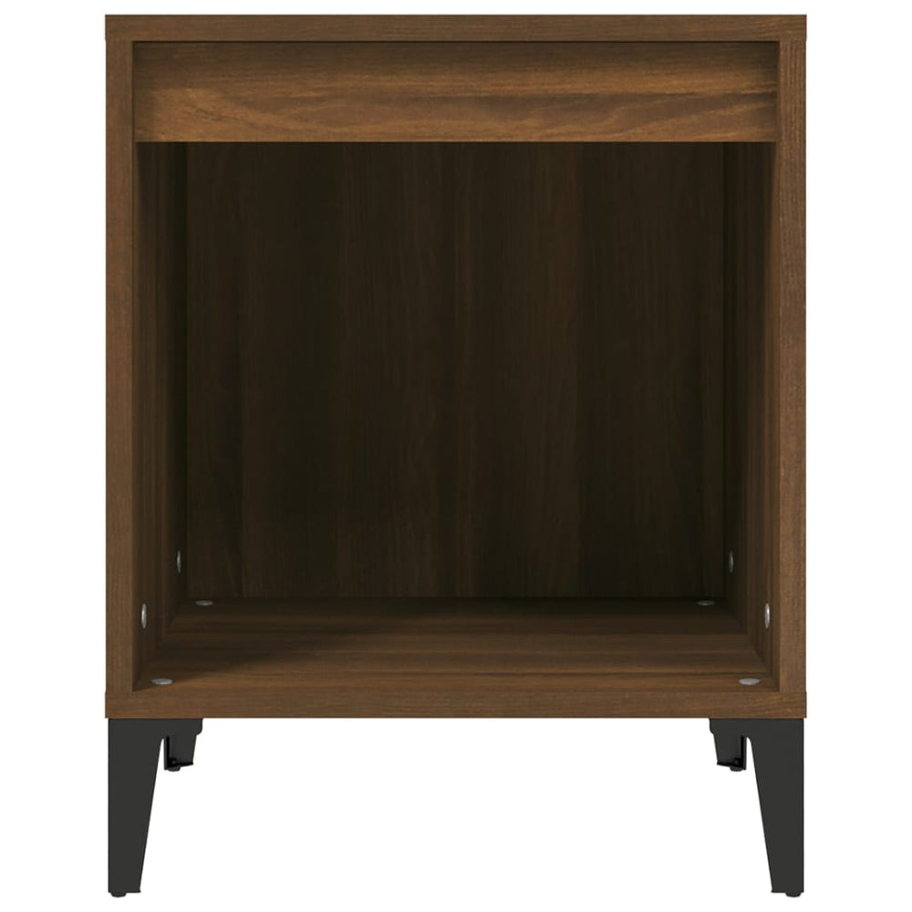 Nachtkastje 40x35x50 cm bruin eikenkleur MeubelReus