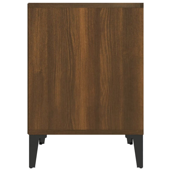 Nachtkastje 40x35x50 cm bruin eikenkleur MeubelReus
