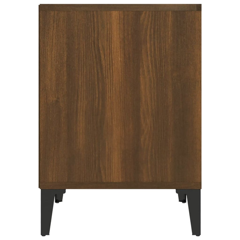 Nachtkastje 40x35x50 cm bruin eikenkleur MeubelReus