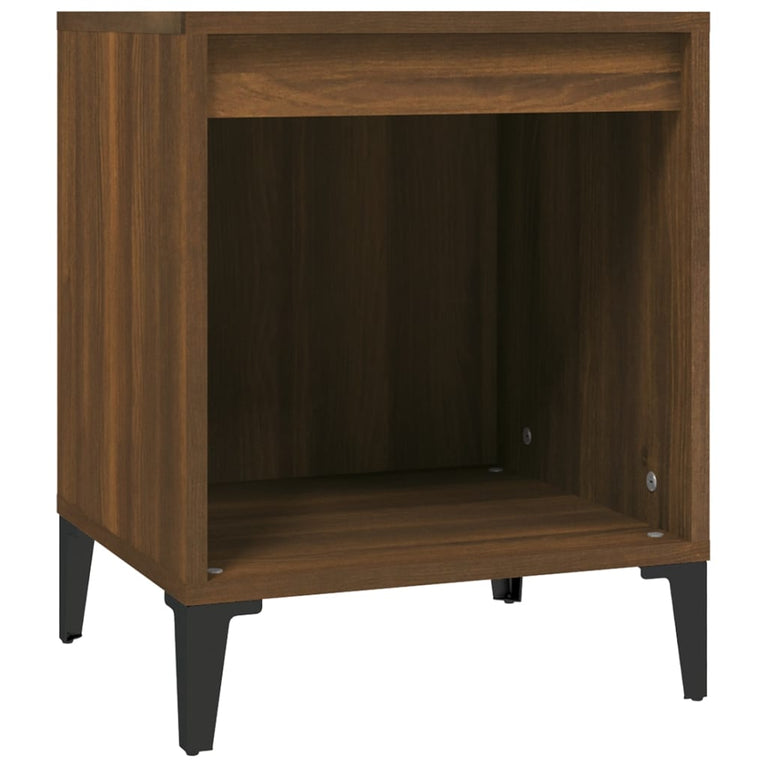 Nachtkastjes 2 st 40x35x50 cm bruin eikenkleur MeubelReus