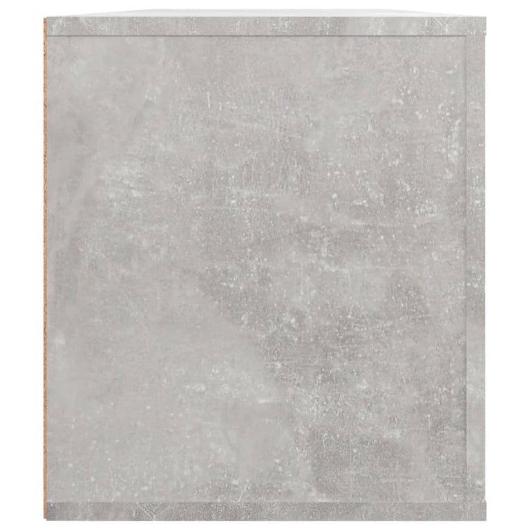 Tv-meubel 100x35x40 cm bewerkt hout betongrijs MeubelReus