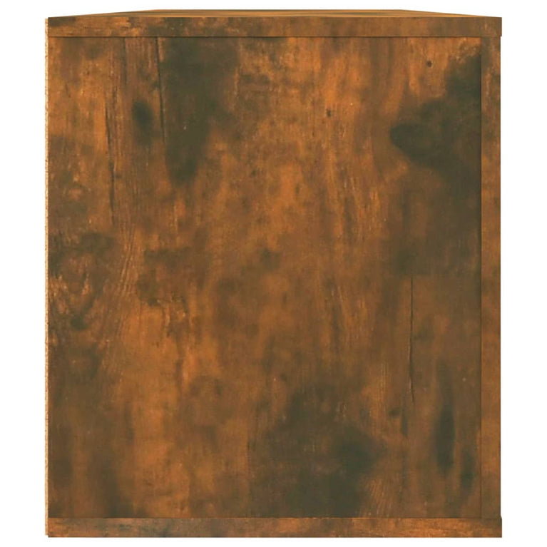 Tv-meubel 100x35x40 cm bewerkt hout gerookt eikenkleurig MeubelReus