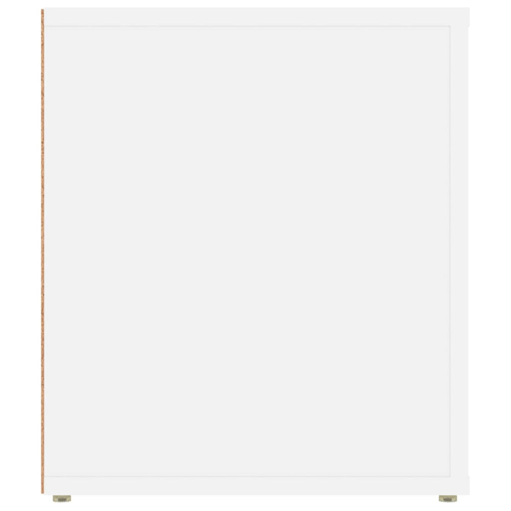 Tv-meubel 100x35x40 cm bewerkt hout wit MeubelReus