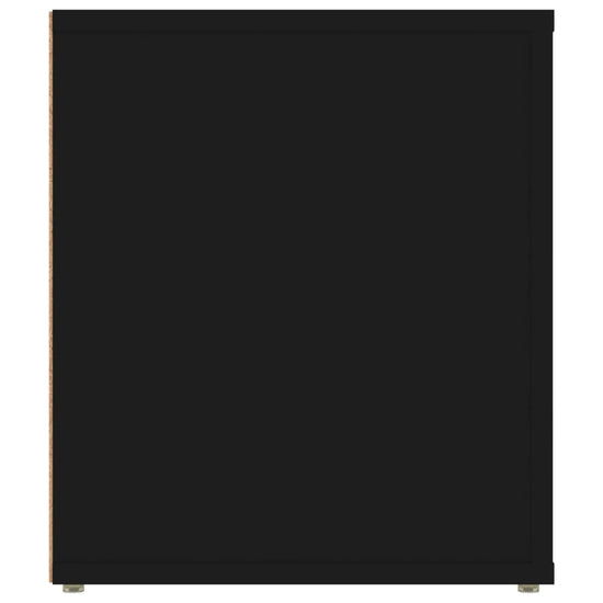 Tv-meubel 100x35x40 cm bewerkt hout zwart MeubelReus