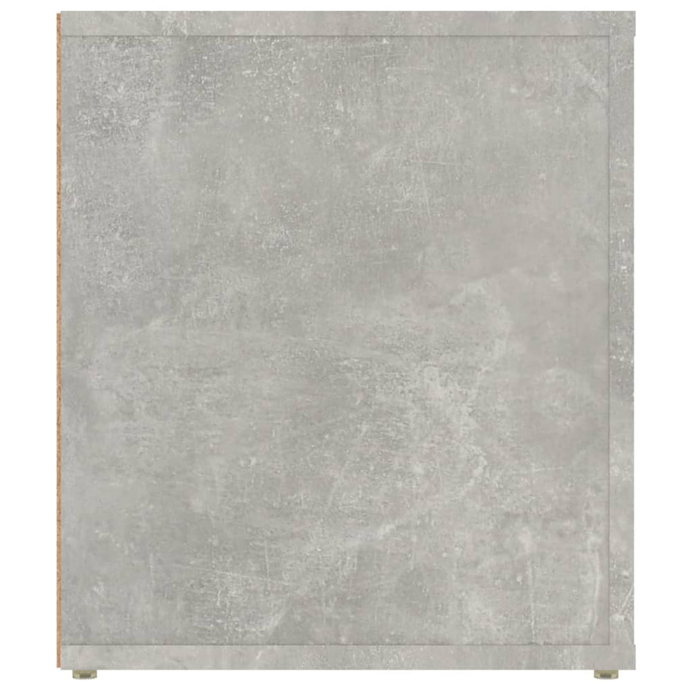 Tv-meubel 100x35x40 cm bewerkt hout betongrijs MeubelReus