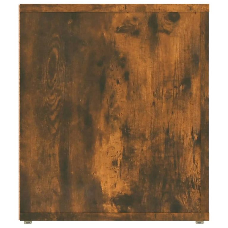 Tv-meubel 100x35x40 cm bewerkt hout gerookt eikenkleurig MeubelReus
