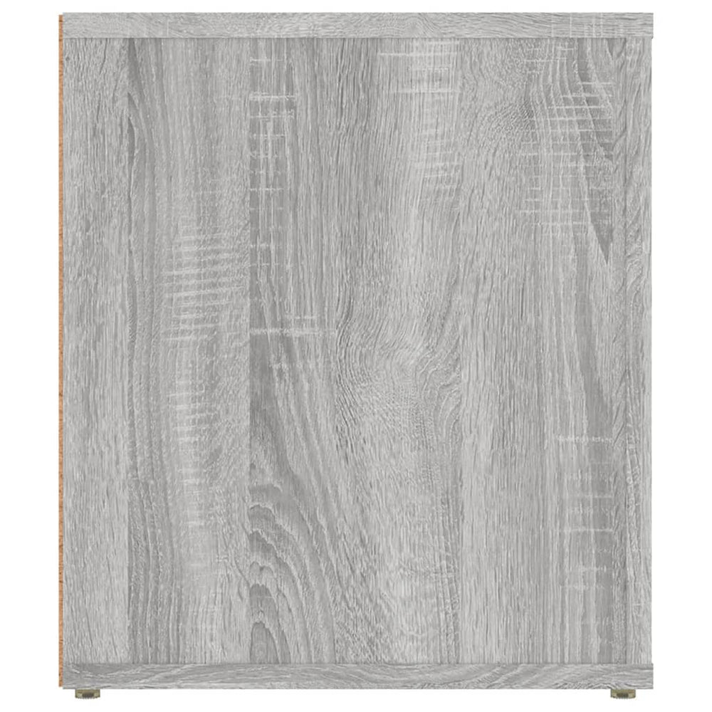 Tv-meubel 100x35x40 cm bewerkt hout grijs sonoma eikenkleurig MeubelReus
