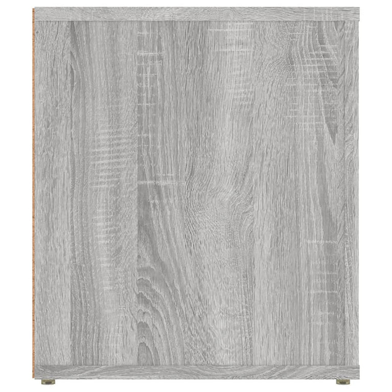 Tv-meubel 100x35x40 cm bewerkt hout grijs sonoma eikenkleurig MeubelReus