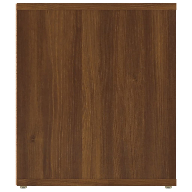 Tv-meubel 100x35x40 cm bewerkt hout bruin eikenkleur MeubelReus