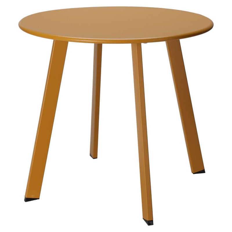 ProGarden Bijzettafel 50x45 cm matmosterdgeel MeubelReus