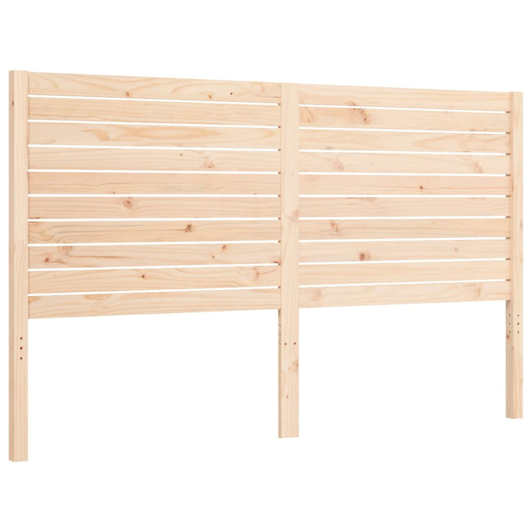 Bedframe met hoofdbord massief hout 5 FT King Size