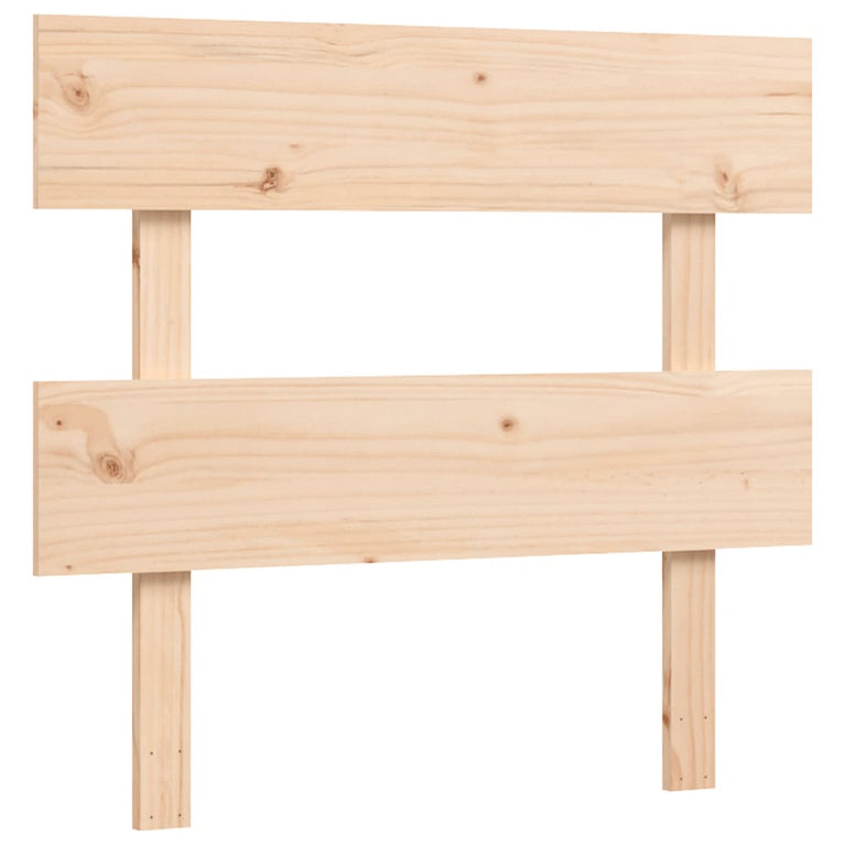 Bedframe met hoofdbord massief hout 3FT Single