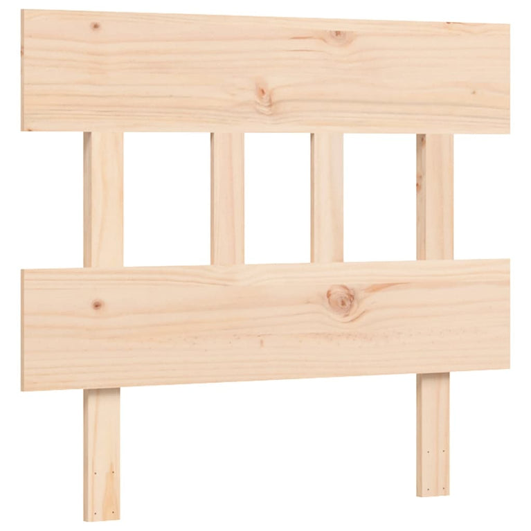 Bedframe met hoofdbord massief hout 3FT Single