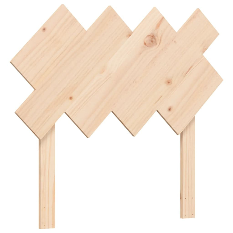 Bedframe met hoofdbord massief hout 3FT Single