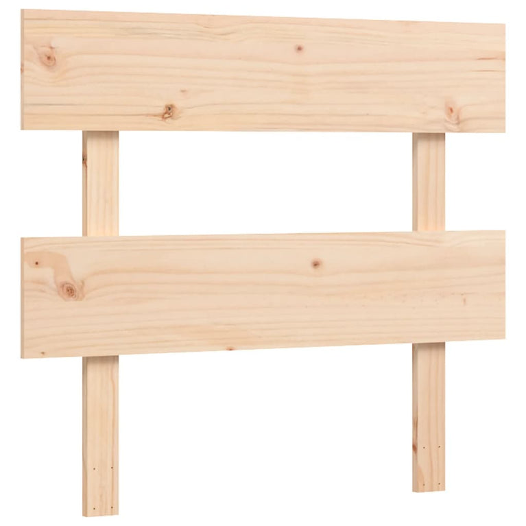 Seniorenbed met hoofdbord massief hout Single
