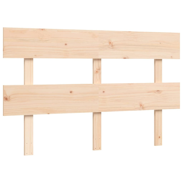 Seniorenbed met hoofdbord massief hout Double