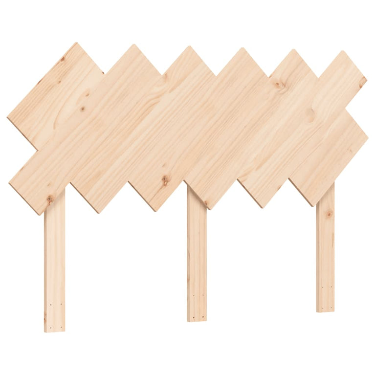Seniorenbed met hoofdbord massief hout Double