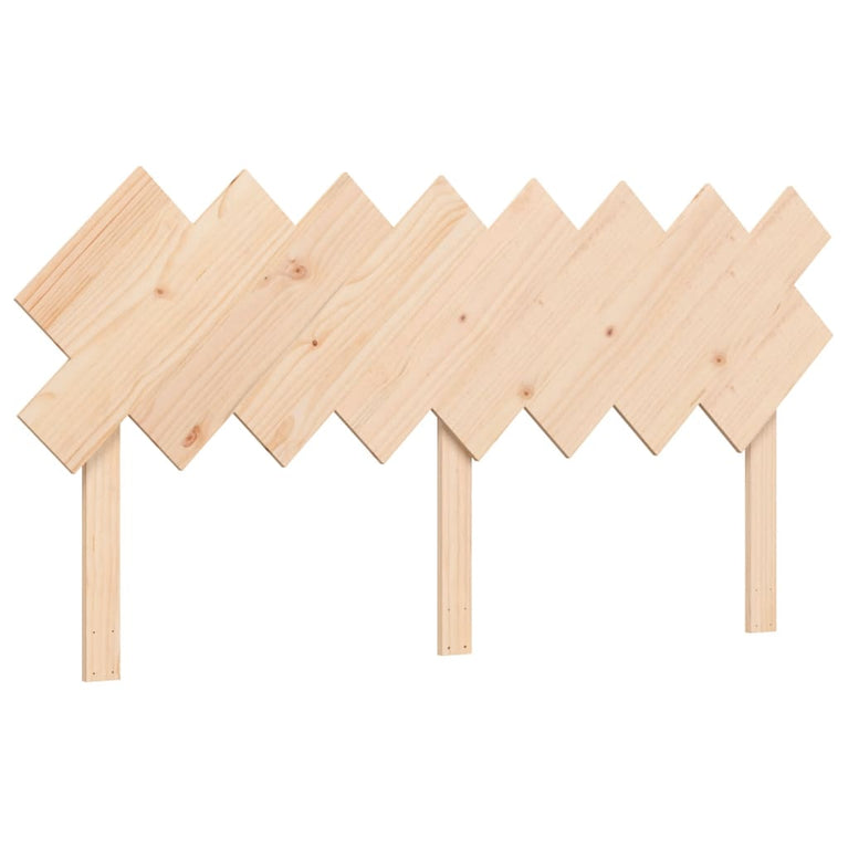 Seniorenbed met hoofdbord massief hout 160x200 cm