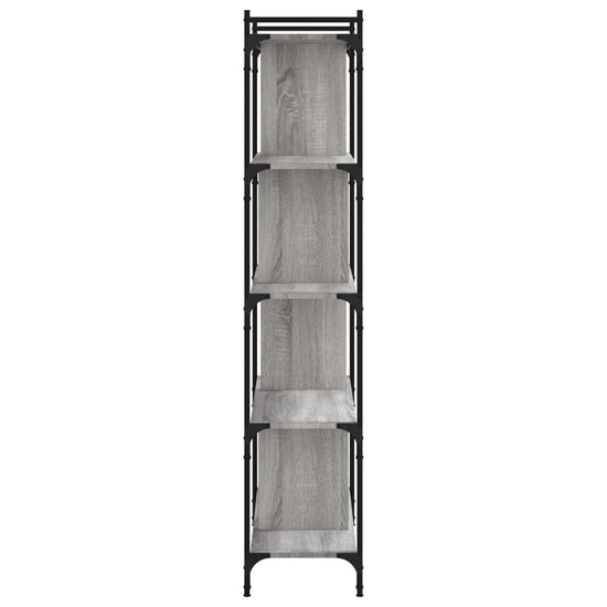 Boekenkast 5-laags 76x32x158 cm bewerkt hout grijs sonoma MeubelReus