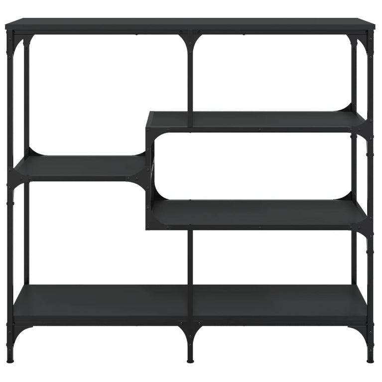 Wandtafel 103x32x95 cm bewerkt hout zwart MeubelReus