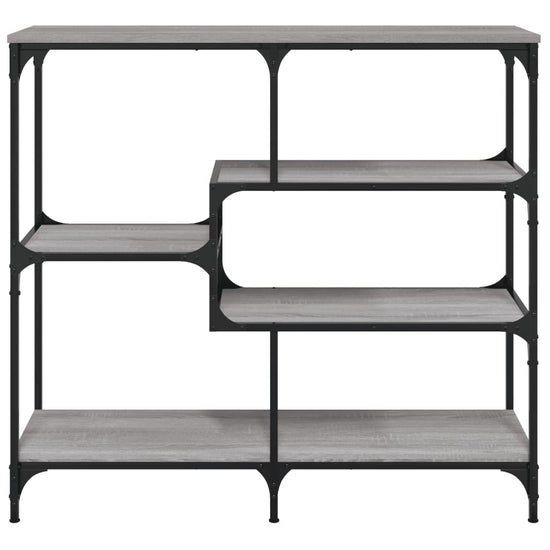 Wandtafel 103x32x95 cm bewerkt hout grijs sonoma eikenkleurig MeubelReus