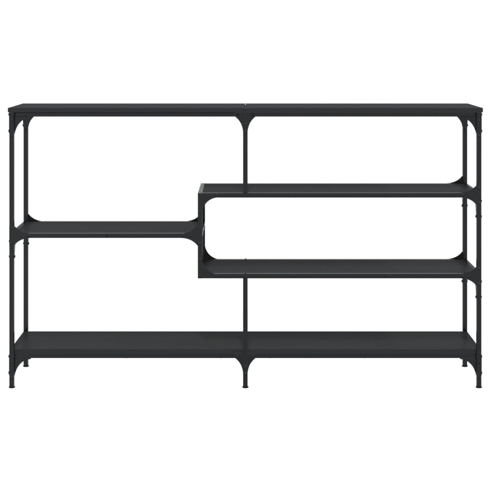 Wandtafel 160x32x95 cm bewerkt hout zwart MeubelReus