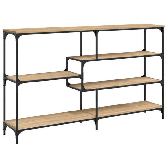 Wandtafel 160x32x95 cm bewerkt hout sonoma eikenkleurig MeubelReus