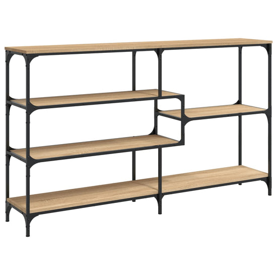 Wandtafel 160x32x95 cm bewerkt hout sonoma eikenkleurig MeubelReus