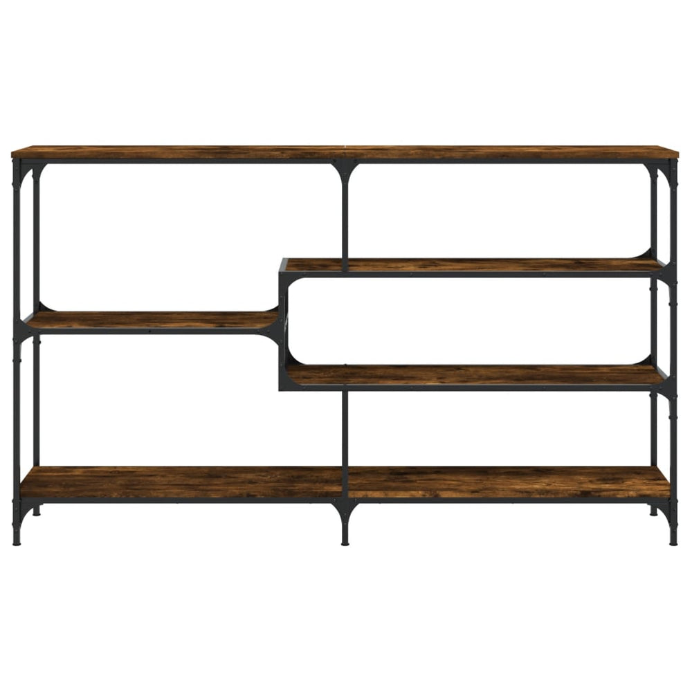 Wandtafel 160x32x95 cm bewerkt hout gerookt eikenkleurig MeubelReus