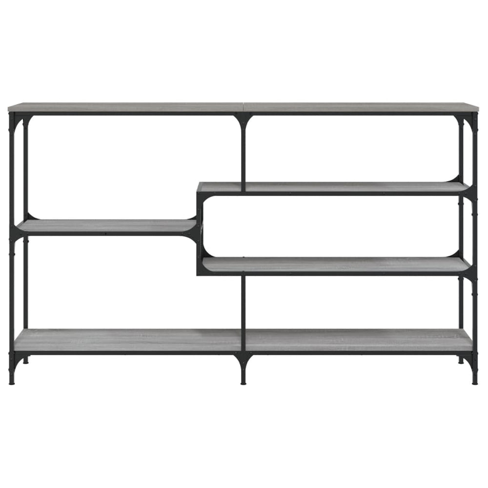 Wandtafel 160x32x95 cm bewerkt hout grijs sonoma eikenkleurig MeubelReus