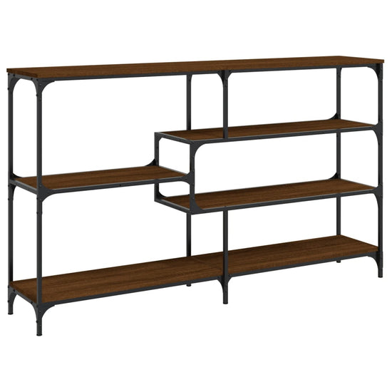 Wandtafel 160x32x95 cm bewerkt hout bruin eikenkleur MeubelReus