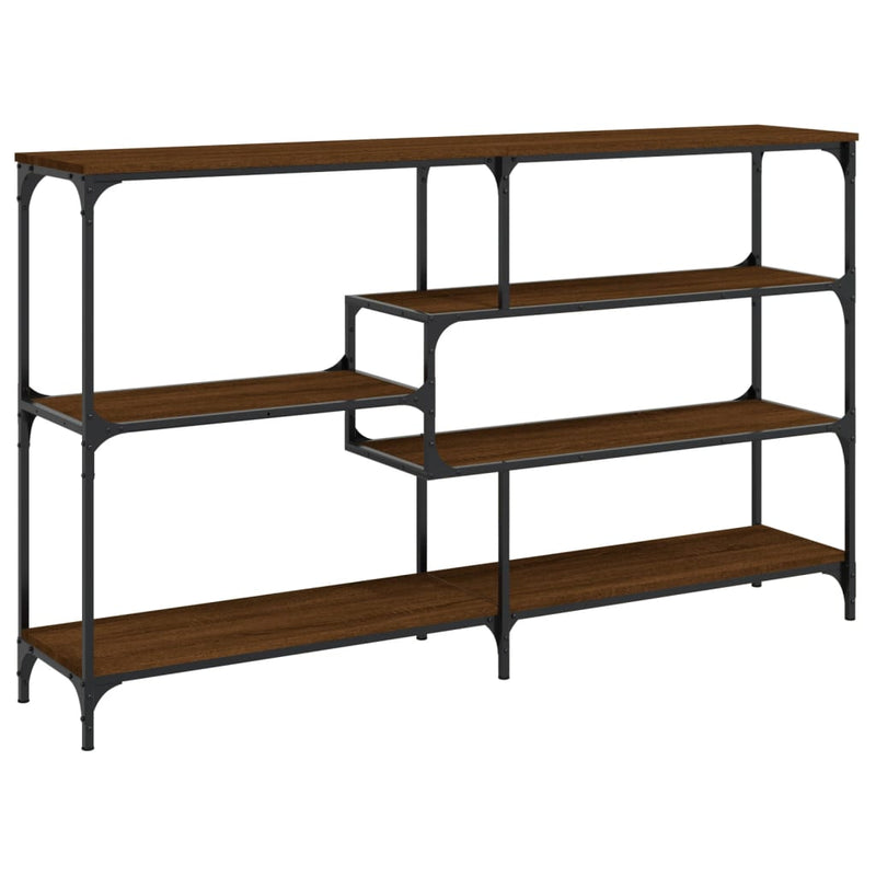Wandtafel 160x32x95 cm bewerkt hout bruin eikenkleur MeubelReus