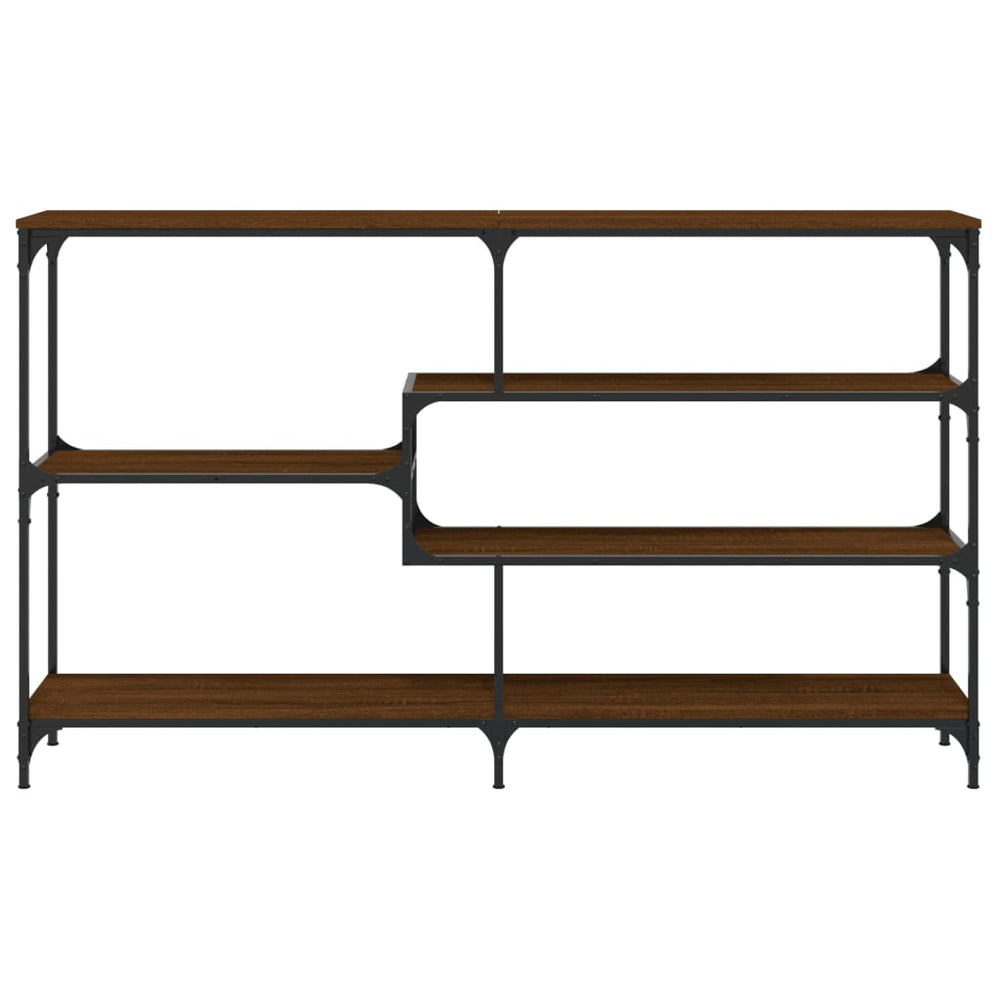 Wandtafel 160x32x95 cm bewerkt hout bruin eikenkleur MeubelReus