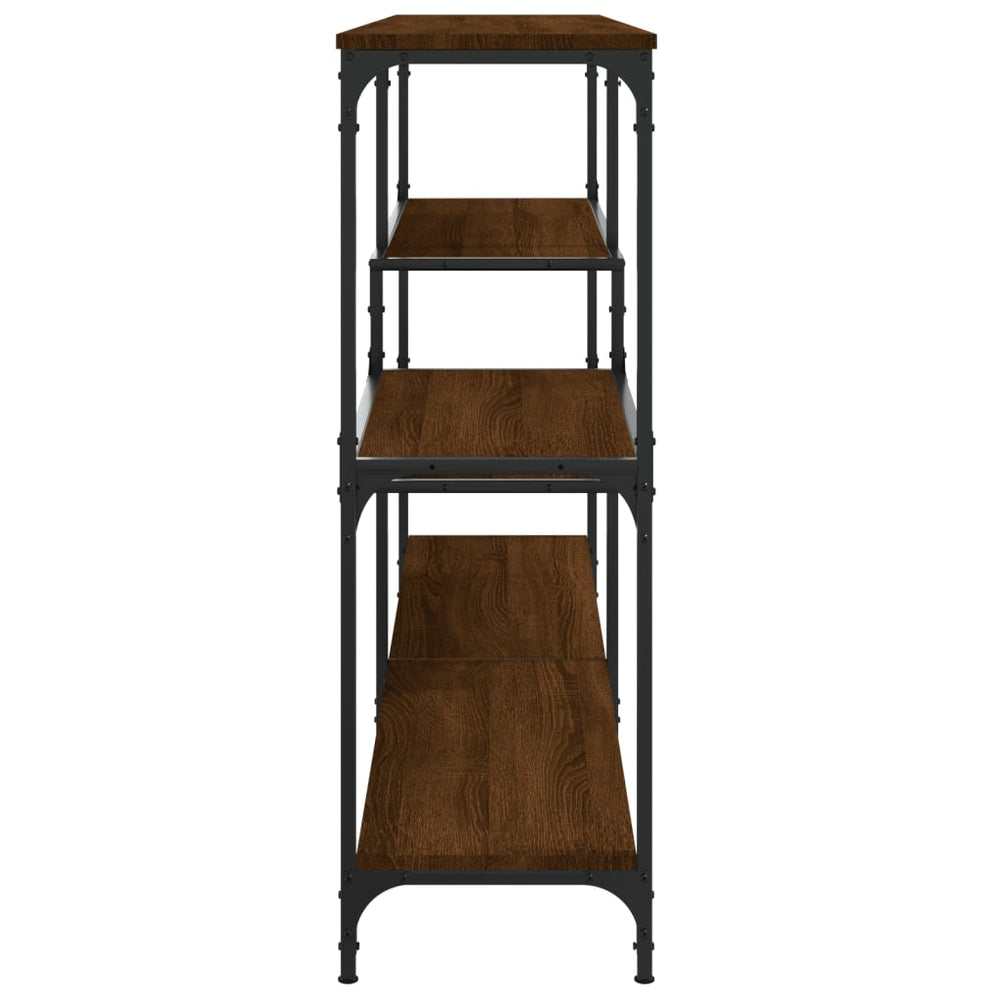Wandtafel 160x32x95 cm bewerkt hout bruin eikenkleur MeubelReus