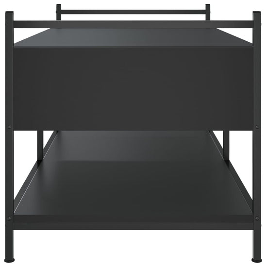 Salontafel 99x50x50 cm bewerkt hout zwart MeubelReus