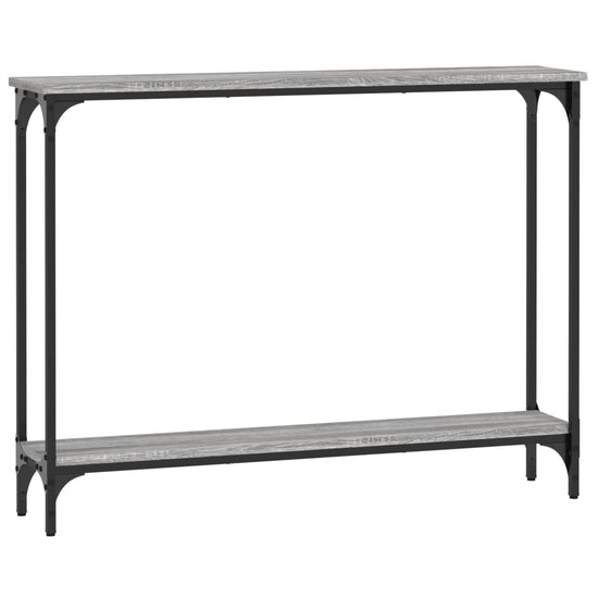 Wandtafel 100x22,5x75 cm bewerkt hout grijs sonoma eikenkleurig MeubelReus