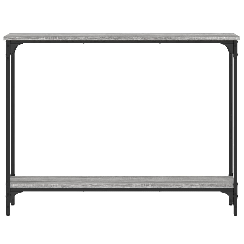 Wandtafel 100x22,5x75 cm bewerkt hout grijs sonoma eikenkleurig MeubelReus