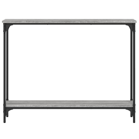 Wandtafel 100x22,5x75 cm bewerkt hout grijs sonoma eikenkleurig MeubelReus